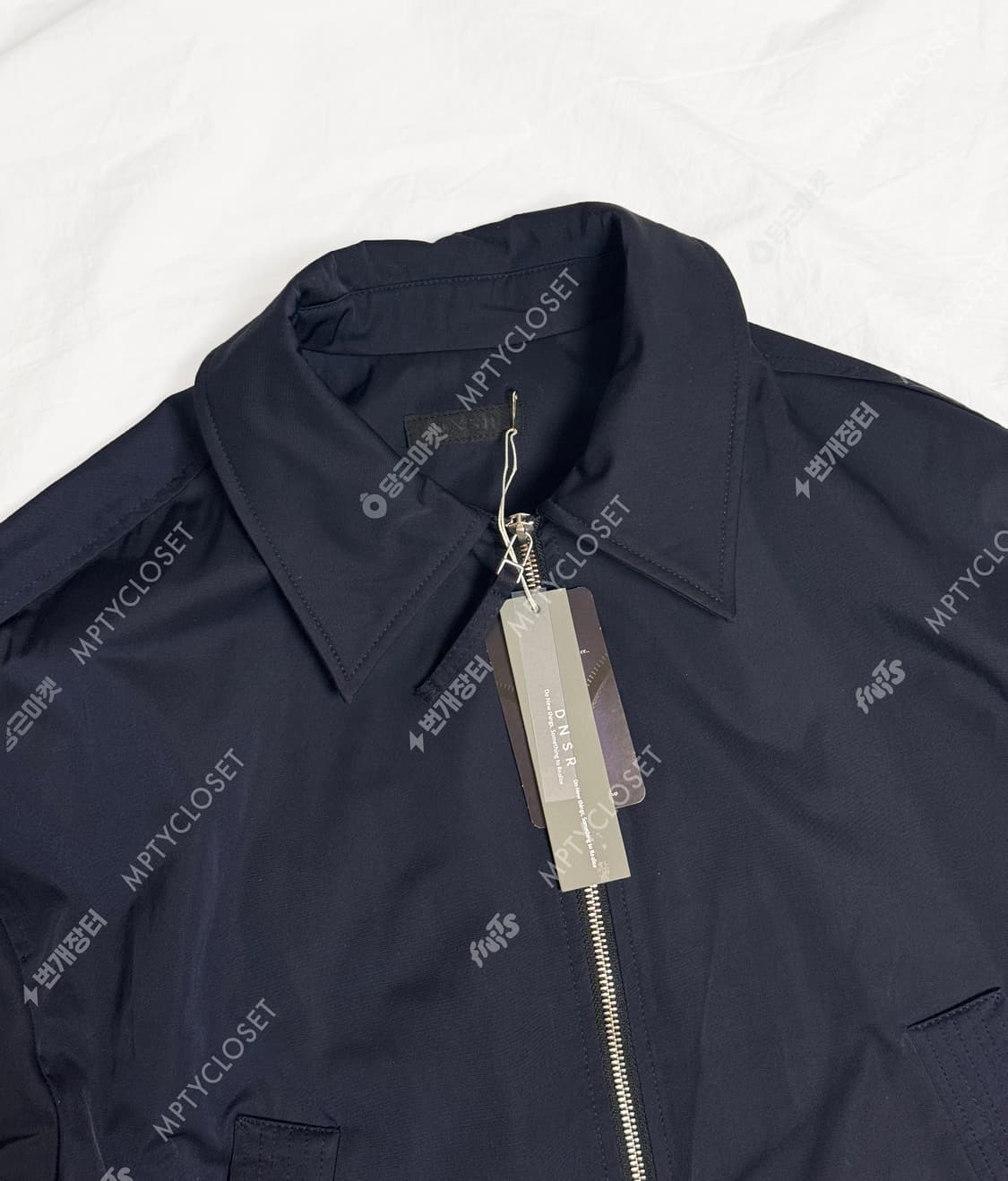 [XL] DNSR 크롭 플라이트 MA-1 자켓 점퍼 네이비 상품이미지4