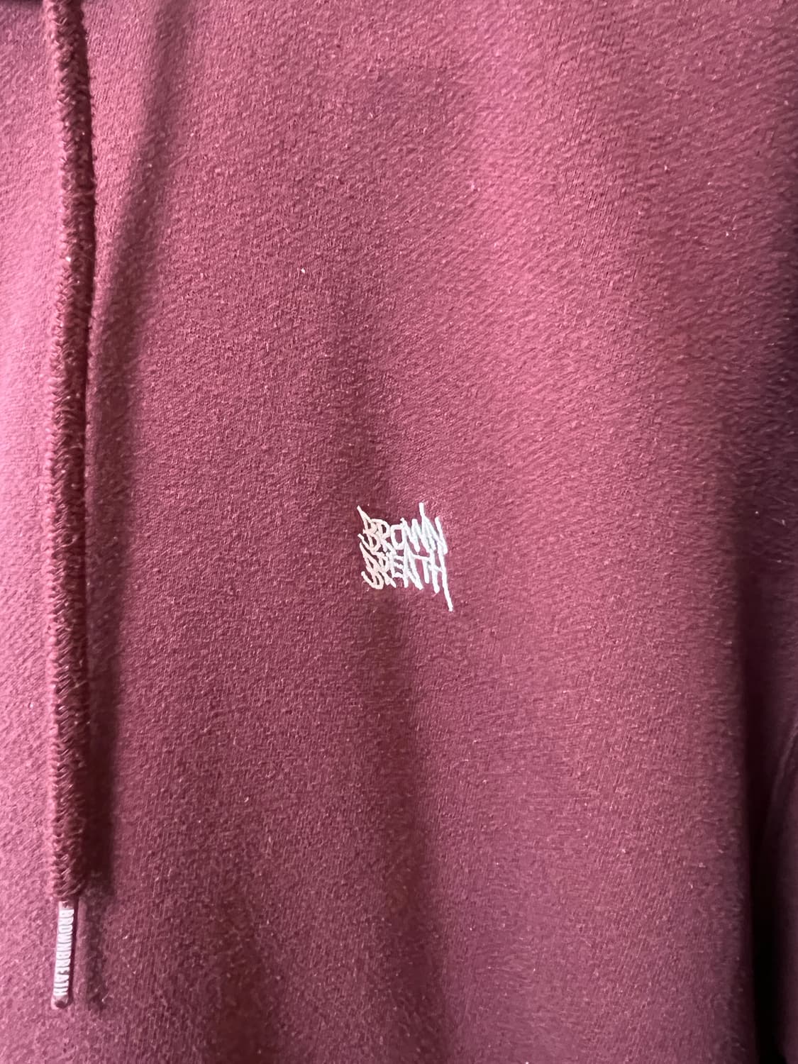 브라운브레스 TAG OG HOODIE - BURGUNDY 상품이미지2