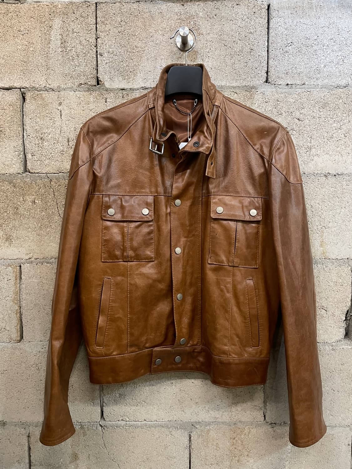 페루치 모터사이클 레더 자켓  상품이미지1