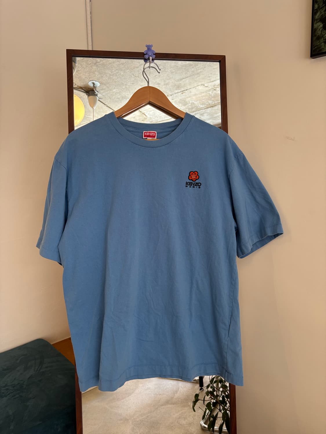 KENZO 겐조 블루 플라워 반팔 티셔츠 상품이미지1