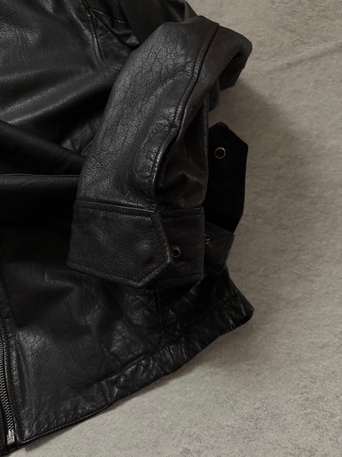 코데즈컴바인 비대칭 카우레더자켓 상품이미지10