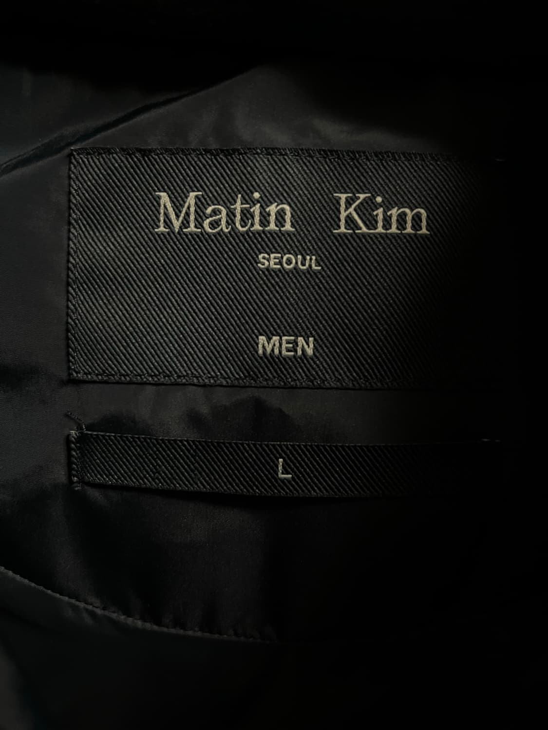 마뗑킴 남성 패딩 빅포켓 자켓 블랙 L 상품이미지6