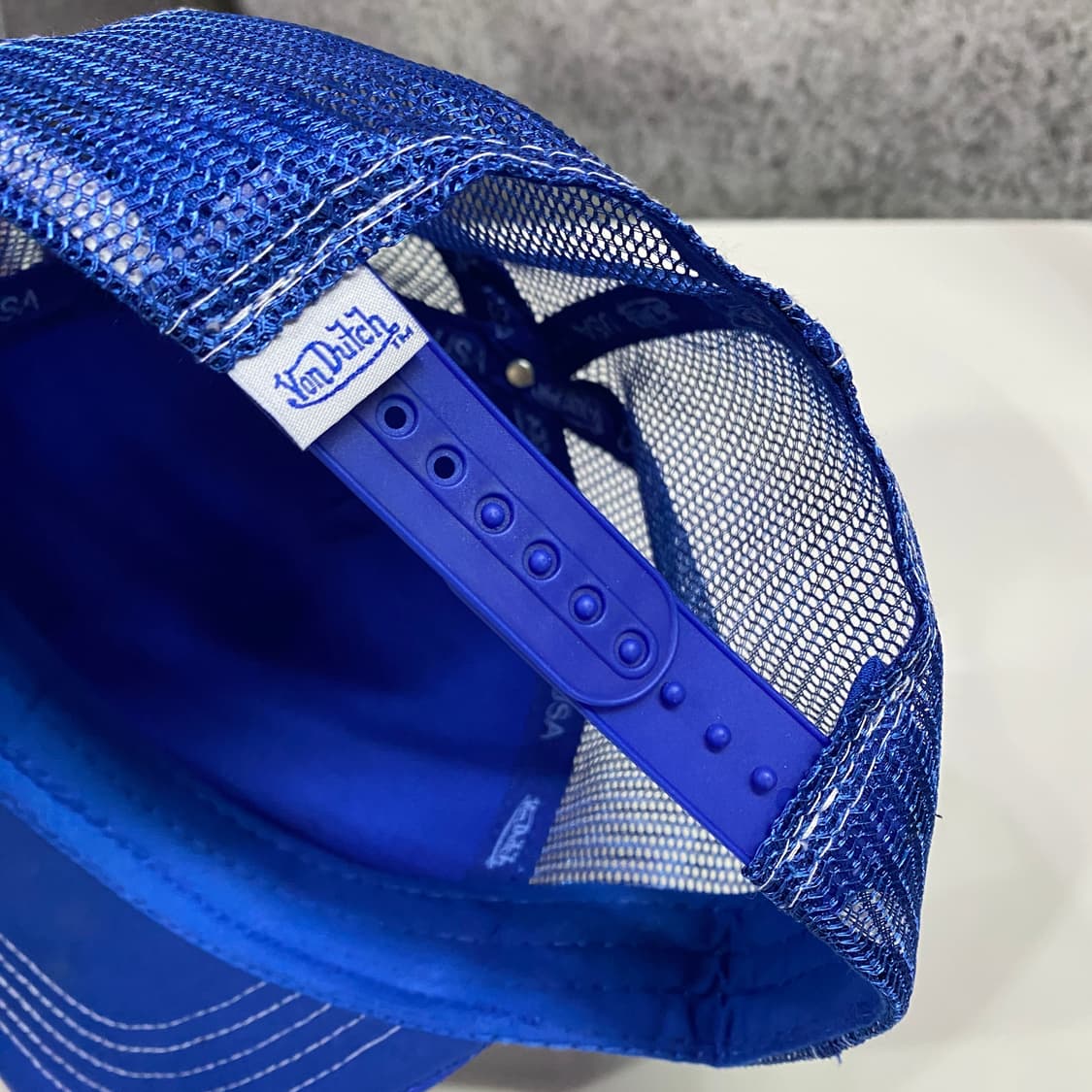 본더치 미들로고 투톤 매쉬캡 B3948 상품이미지3