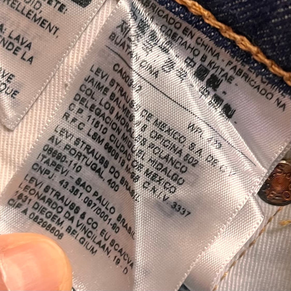 리바이스 512 데님팬츠 W28 L30 상품이미지5