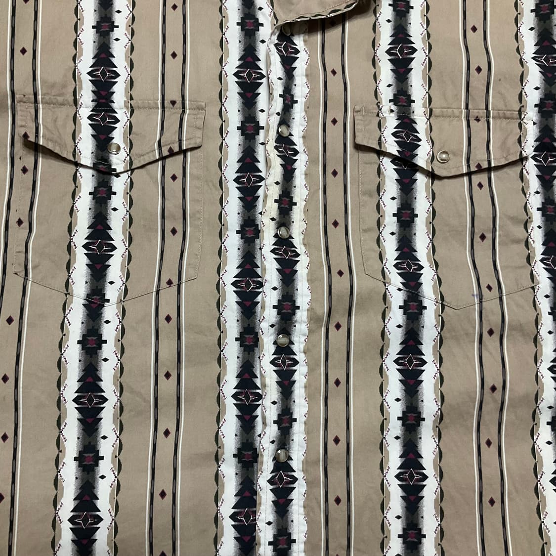 빈티지 웨스턴 패턴셔츠 상품이미지5