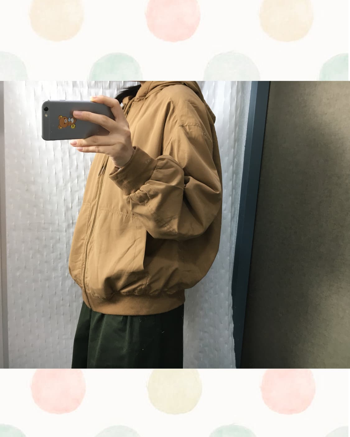 사만사모스 카멜 후드 자켓 상품이미지3