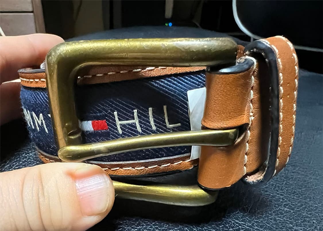 타미힐피거 캐주얼벨트 가죽 정품 28-32 상품이미지1