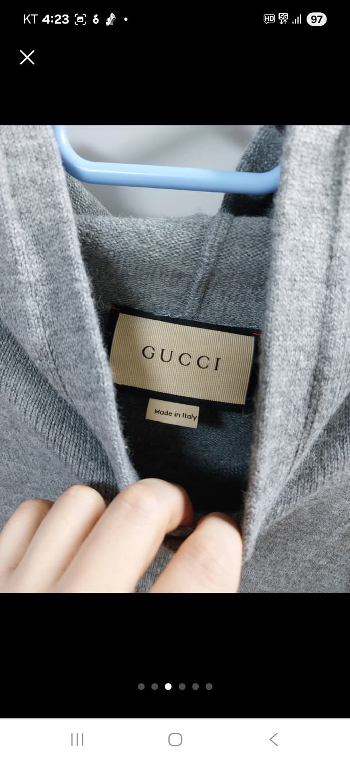 정품  구찌 모자 니트티 105   상품이미지3