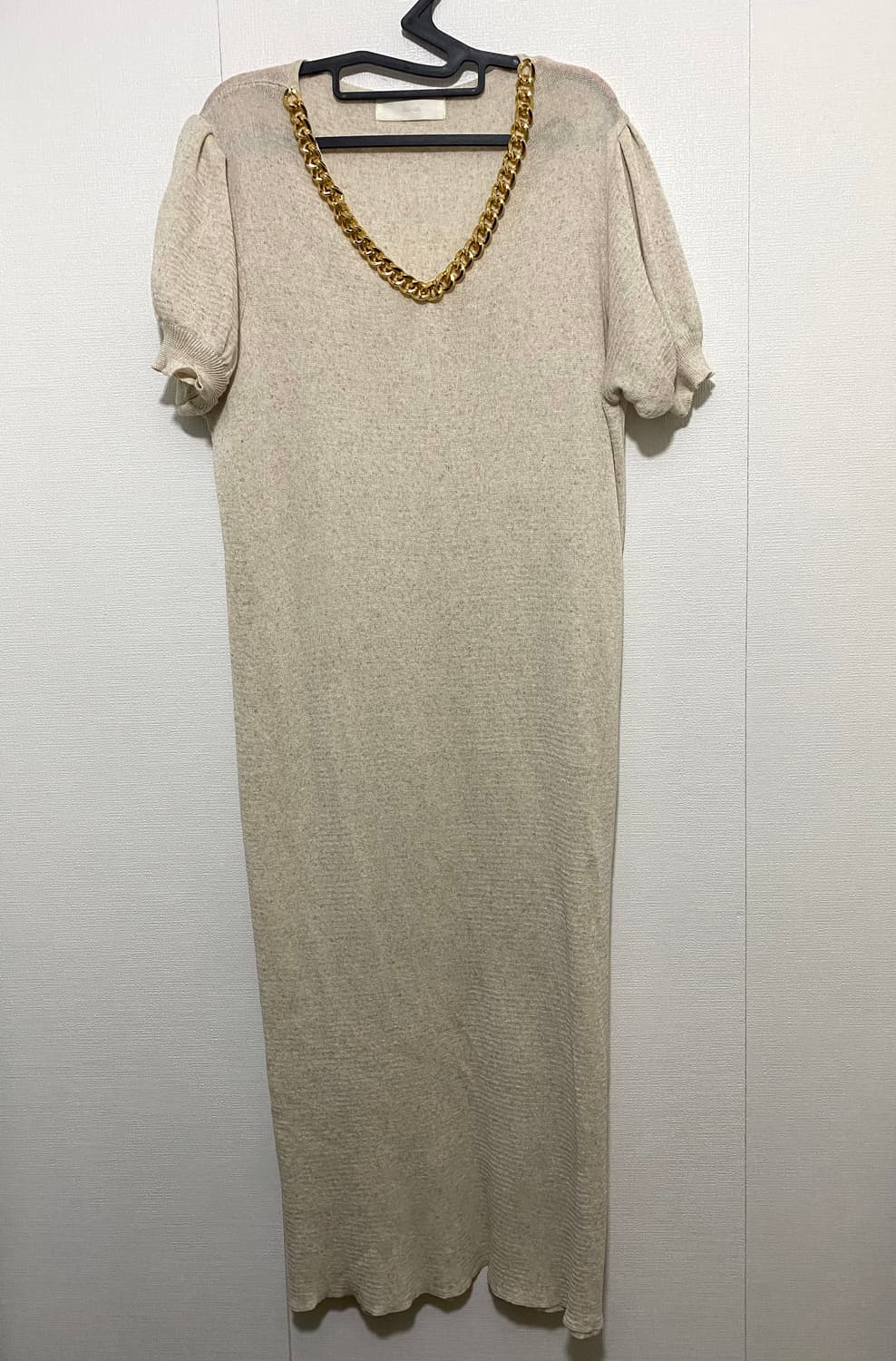 줄로그 체인 린넨 원피스 상품이미지4