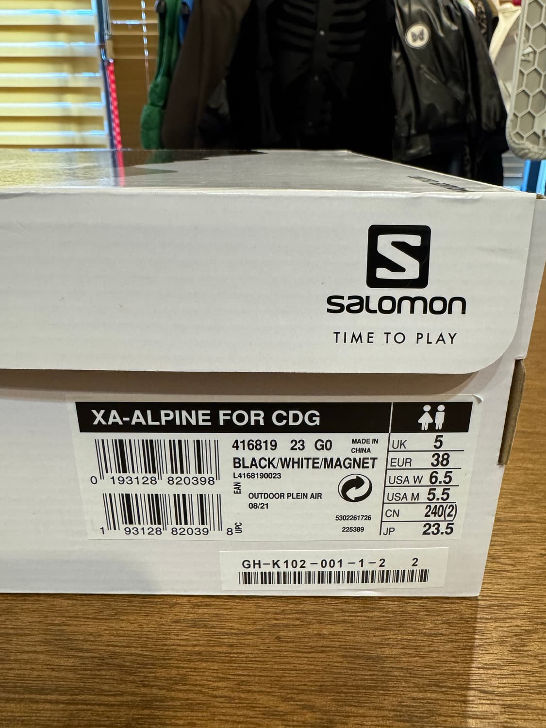 [235mm] 꼼데가르송 x 살로몬 XA-알파인2 블랙 상품이미지9