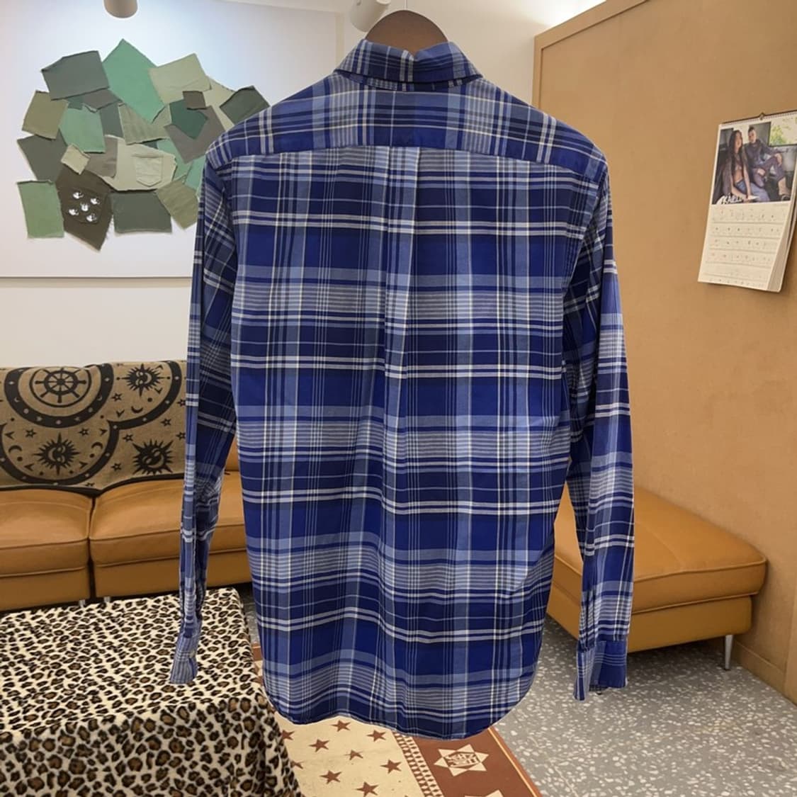 폴로 랄프로렌 빈티지 컨트리 레트로 체크 셔츠 M C08970 상품이미지4