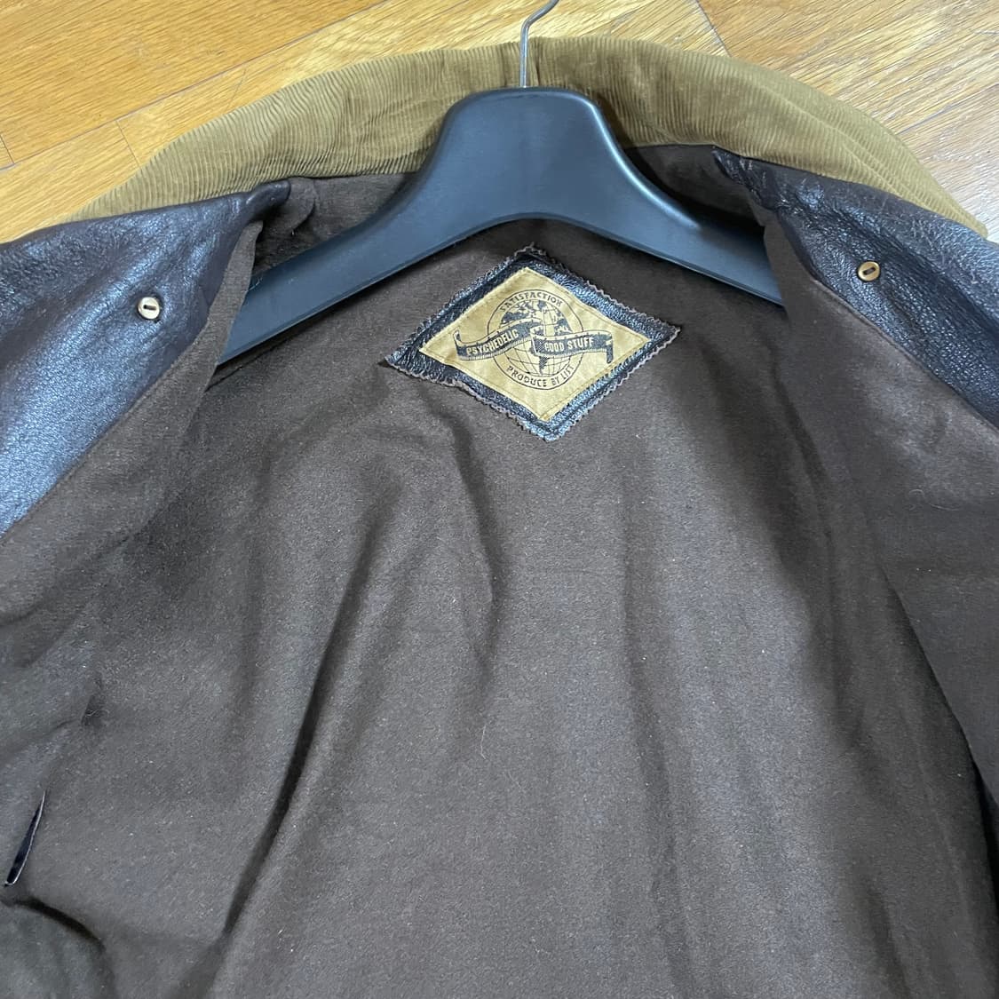 일본 빈티지 가죽 자켓 피코트 100정도 사이즈 상품이미지2