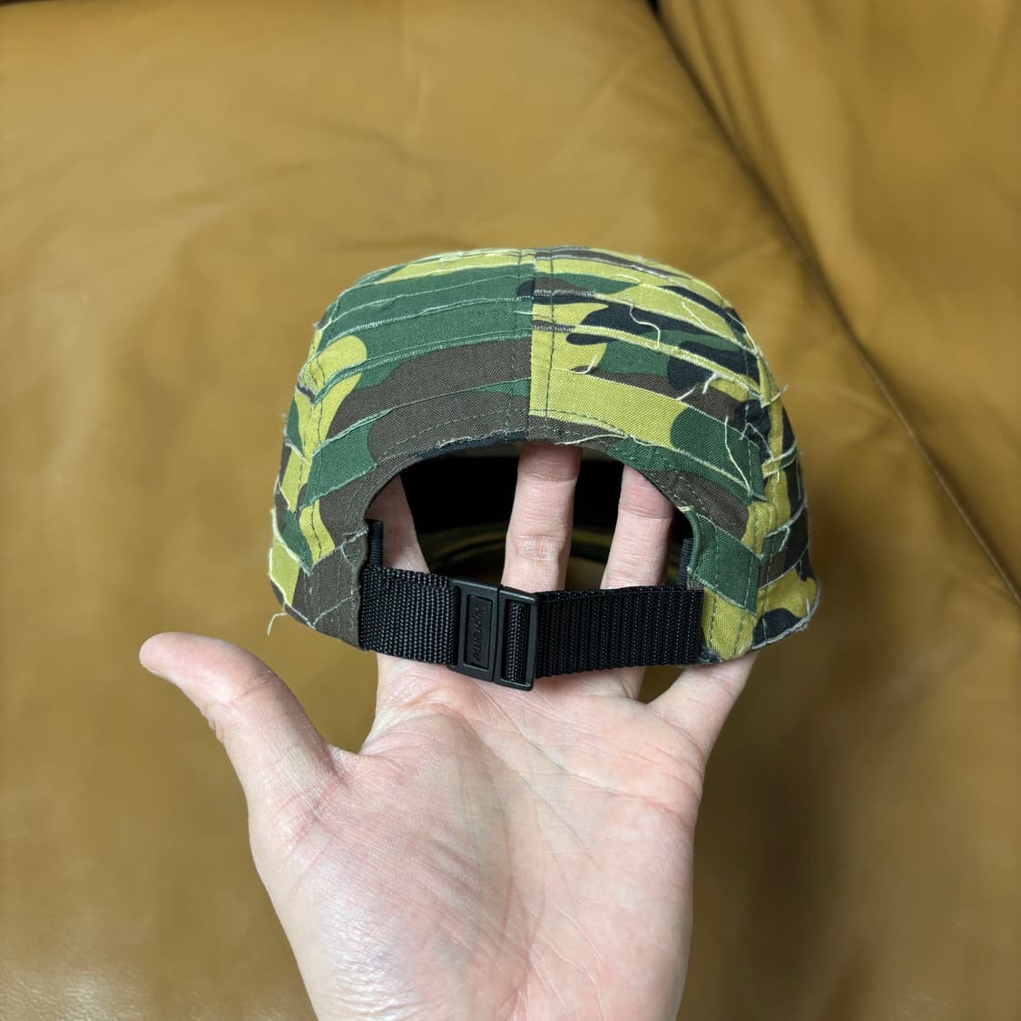 슈프림 캠프캡 모자 박스로고 레이어드 우드랜드 카모 상품이미지7