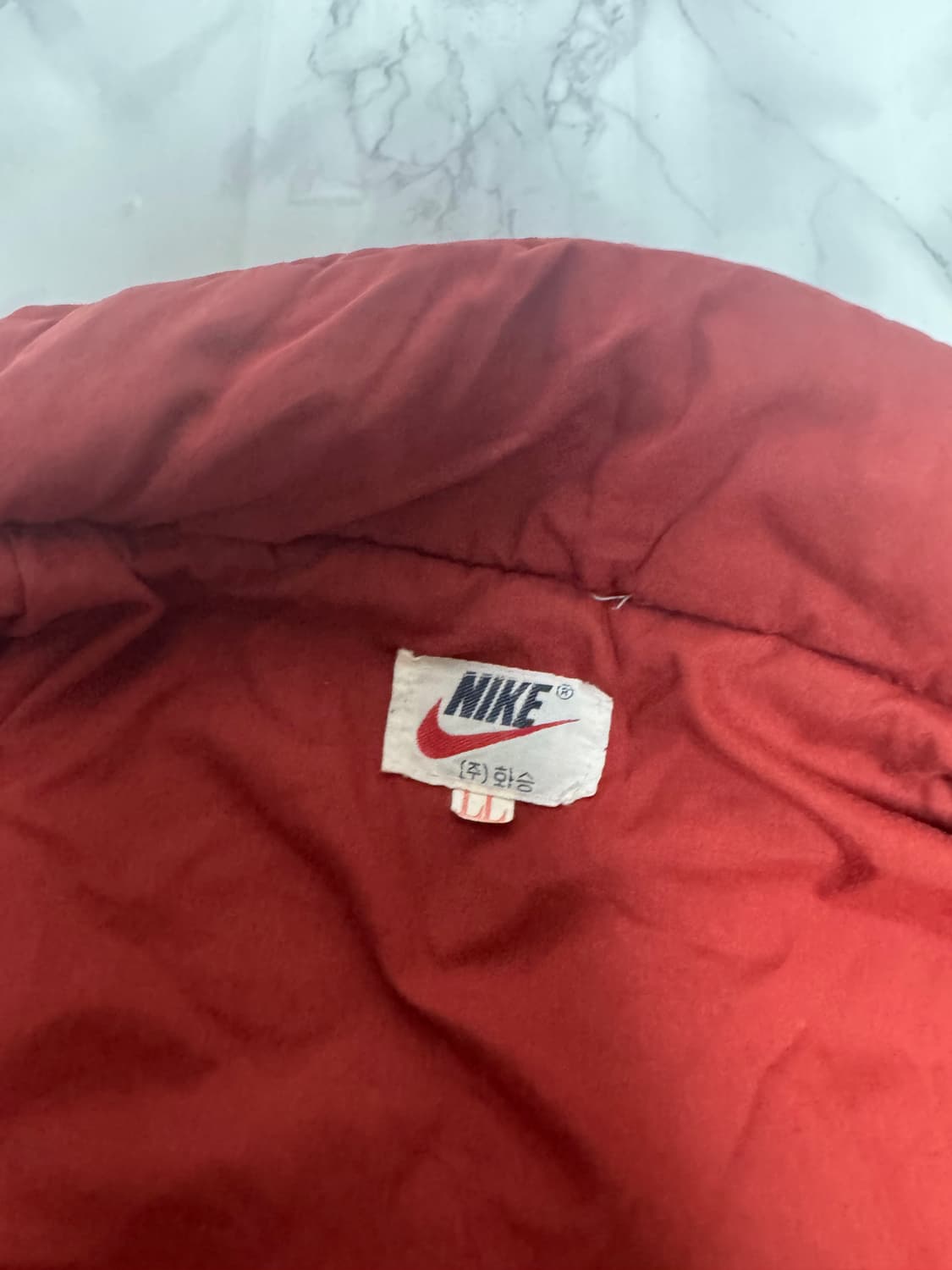 XL 나이키 화승 80s 올드스쿨 버건디 점퍼 자켓 상품이미지8