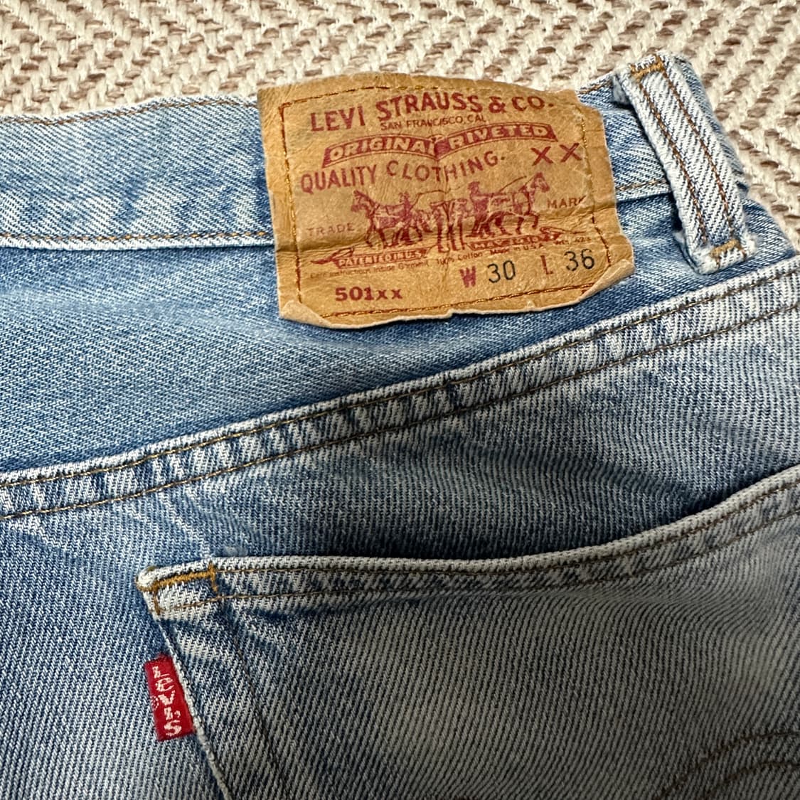 LEVI'S 501XX 90's usa made jeans 상품이미지3