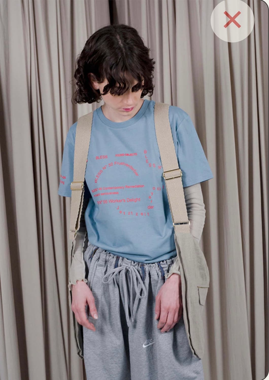 Bless multicollection T shirts sky blue  상품이미지2