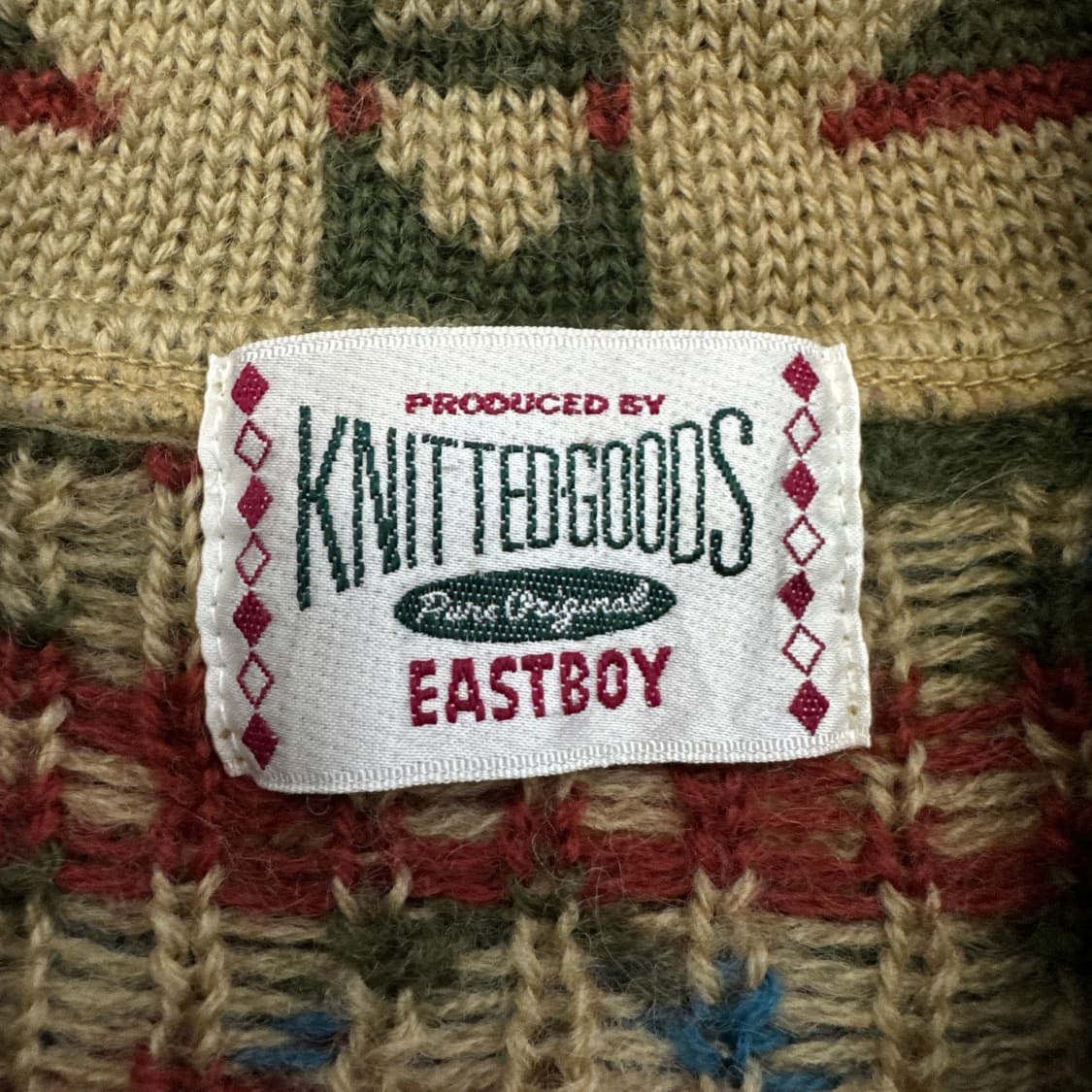 이스트보이 제팬 에스닉 노르딕 가디건 니트 상품이미지4