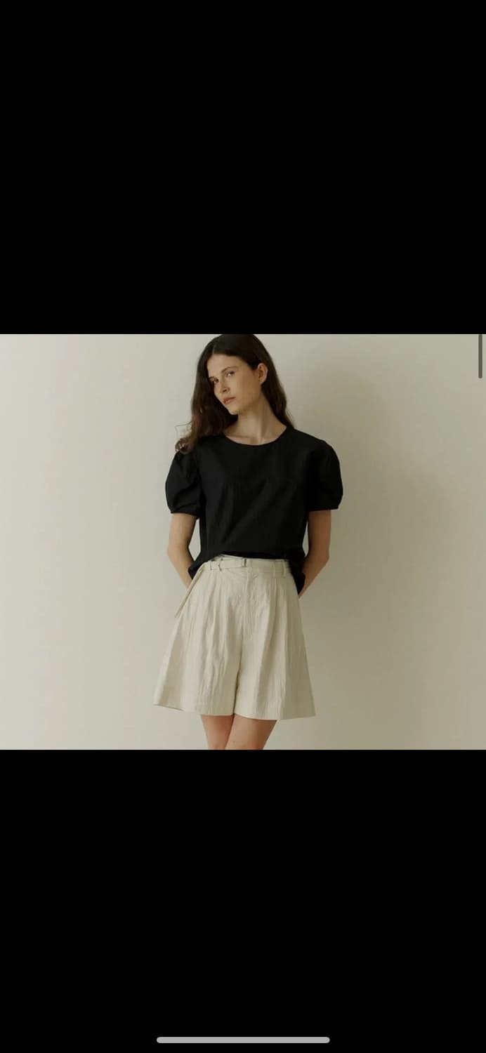 이슈넘버 2.99 ribbon top(블랙 스트라이프)블라우스 상품이미지2