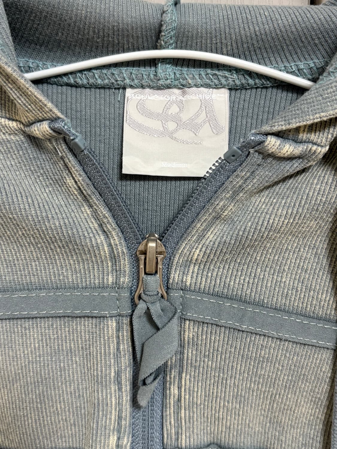 스컬프터 워시드 본디지 후디 세이지 m 상품이미지8