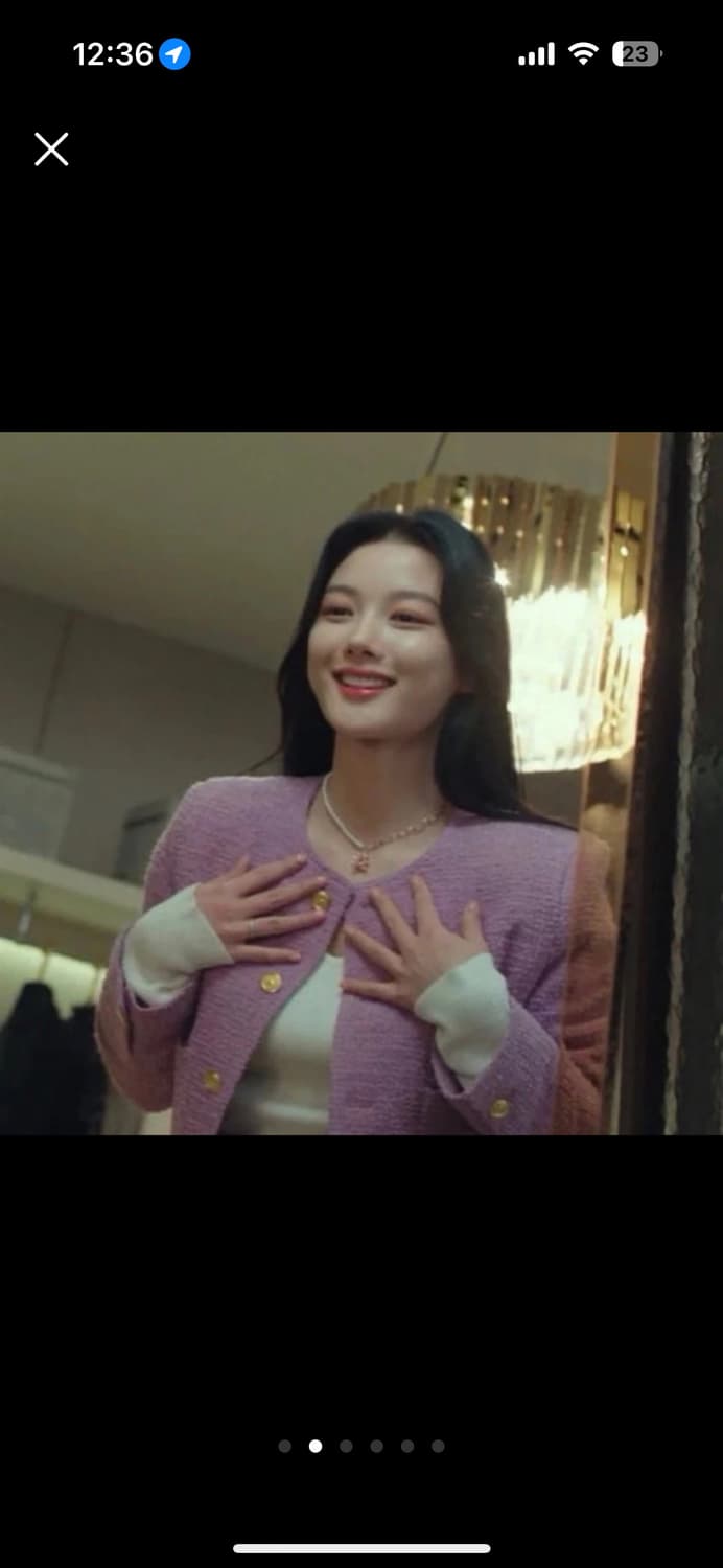 스와로브스키 테디 진주 목걸이 상품이미지3