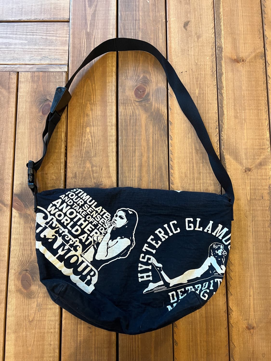 히스테릭글래머 블랙 히스걸 크로스백 상품이미지2