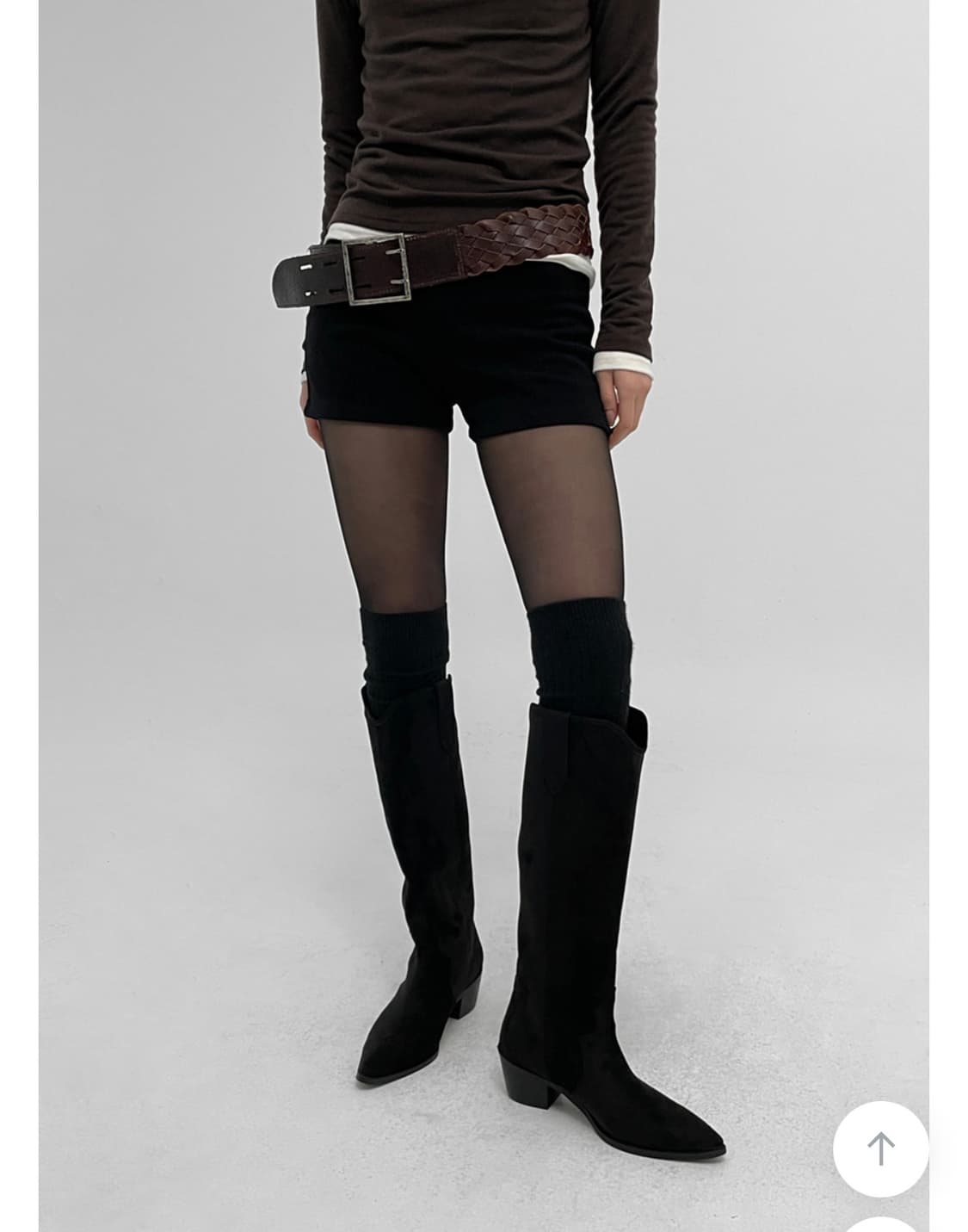 블랙업 메이드 프렌느 밴딩 숏팬츠 상품이미지1