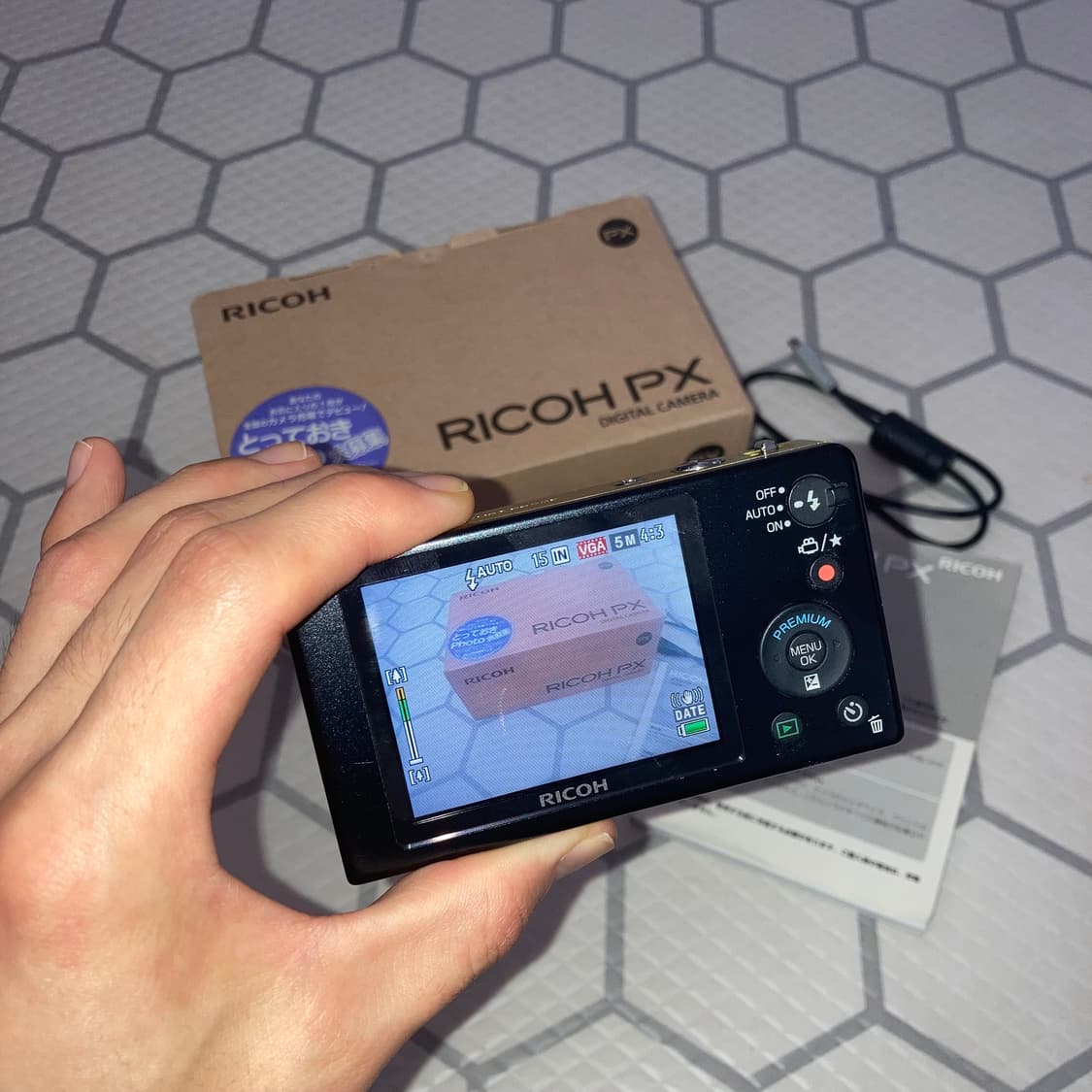 리코 PX 라임 그린 빈티지 디카 상품이미지8