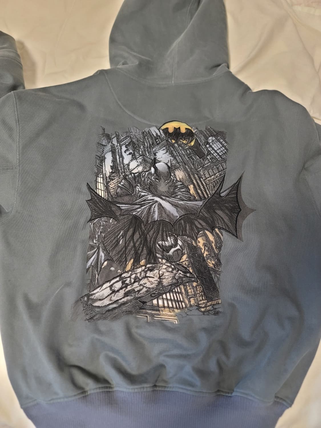 송지오 dc 배트맨 다잉 블루그레이 집업 48 상품이미지1