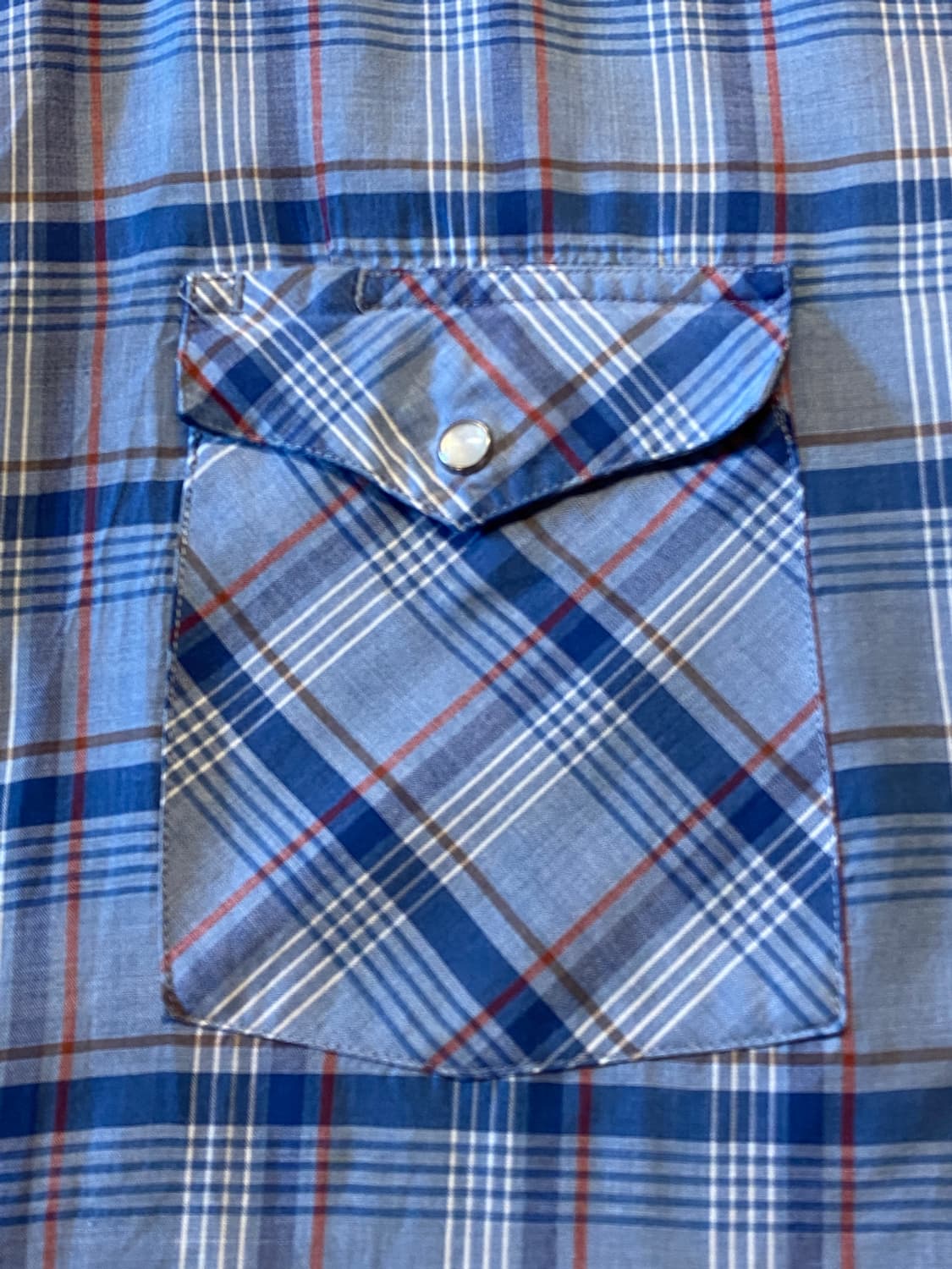 렝글러 웨스턴 체크셔츠 (Man XL) 상품이미지6