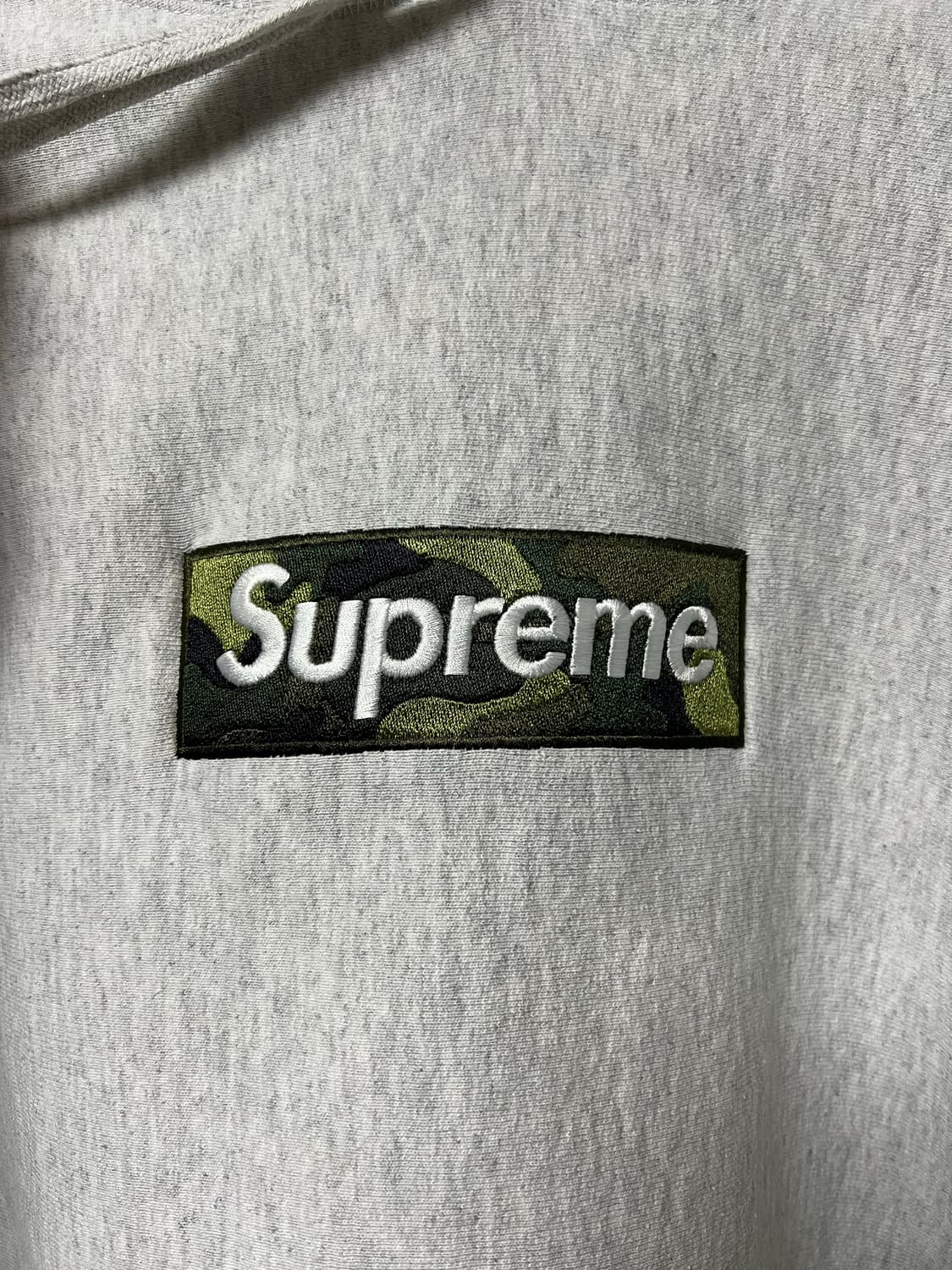 XL슈프림 23fw 박스로고 후드 애쉬그레이 상품이미지4