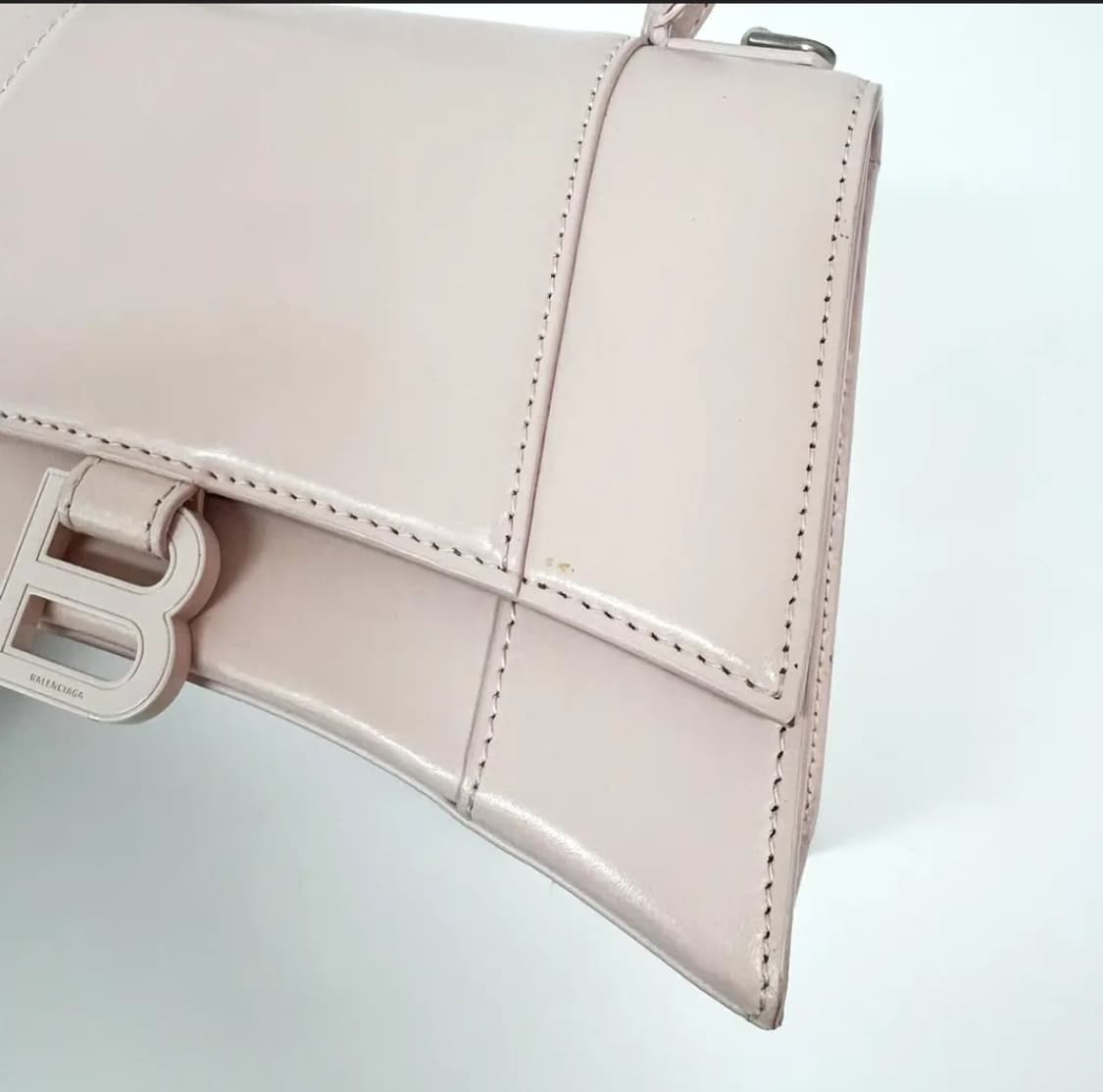 발렌시아가  아워글래스 탑핸들 스몰 핑크 상품이미지8