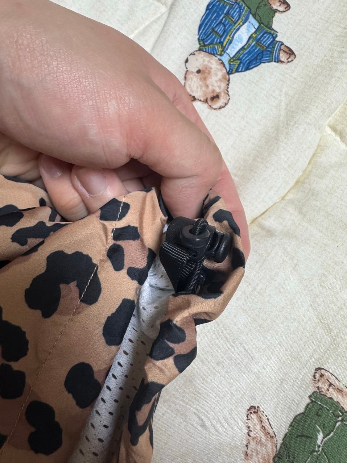 [M] 와코마리아 블랙아이패치 레오파드 트랙자켓 상품이미지7