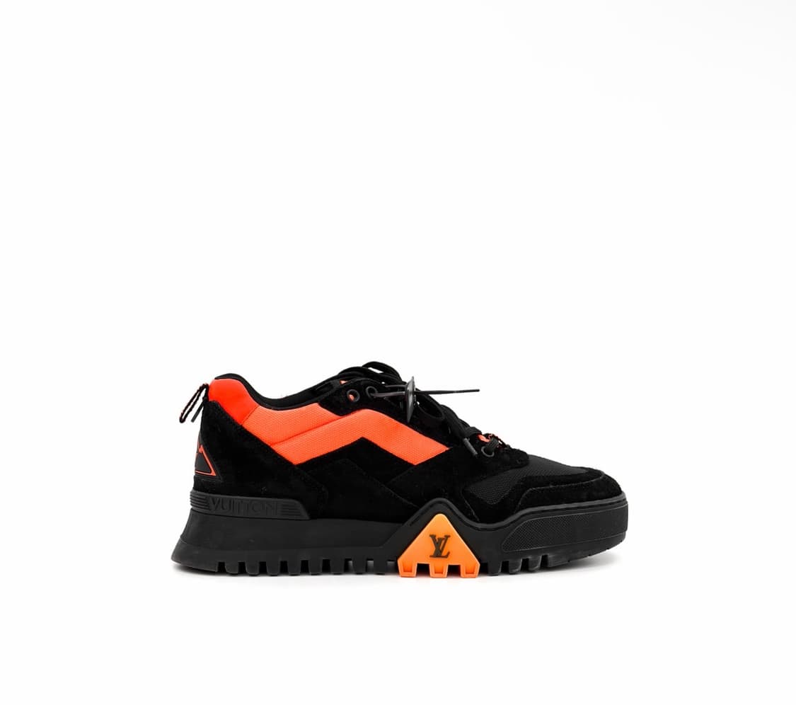 [7] 루이비통 LV 트레이너 하이킹 스웨이드 버질아블로 스니커즈 블랙 상품이미지1