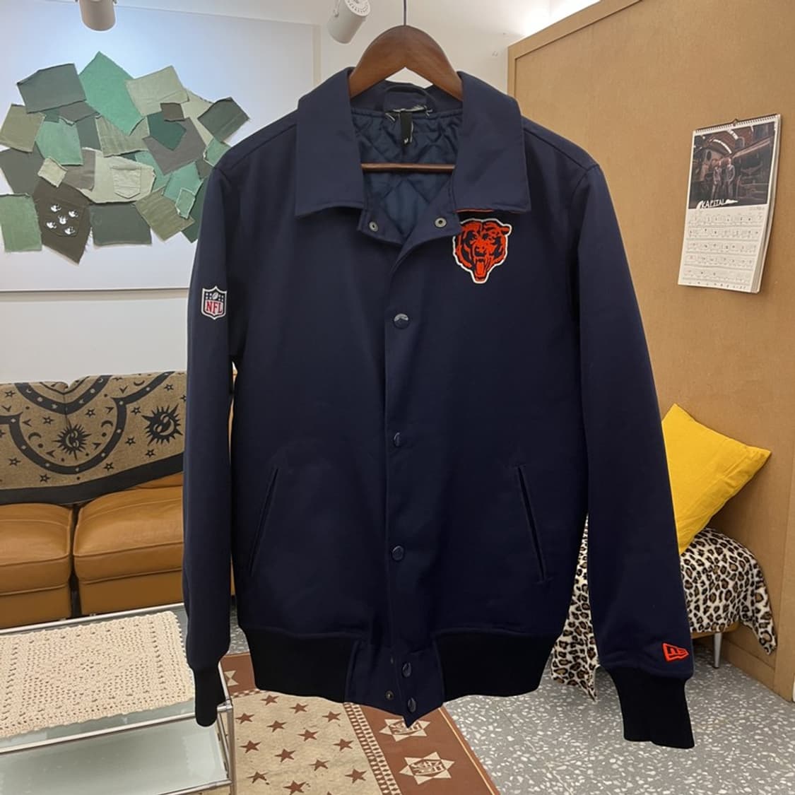 뉴에라 올드스쿨 키치 시카고 베어스 바시티 자켓 M C10258 상품이미지3