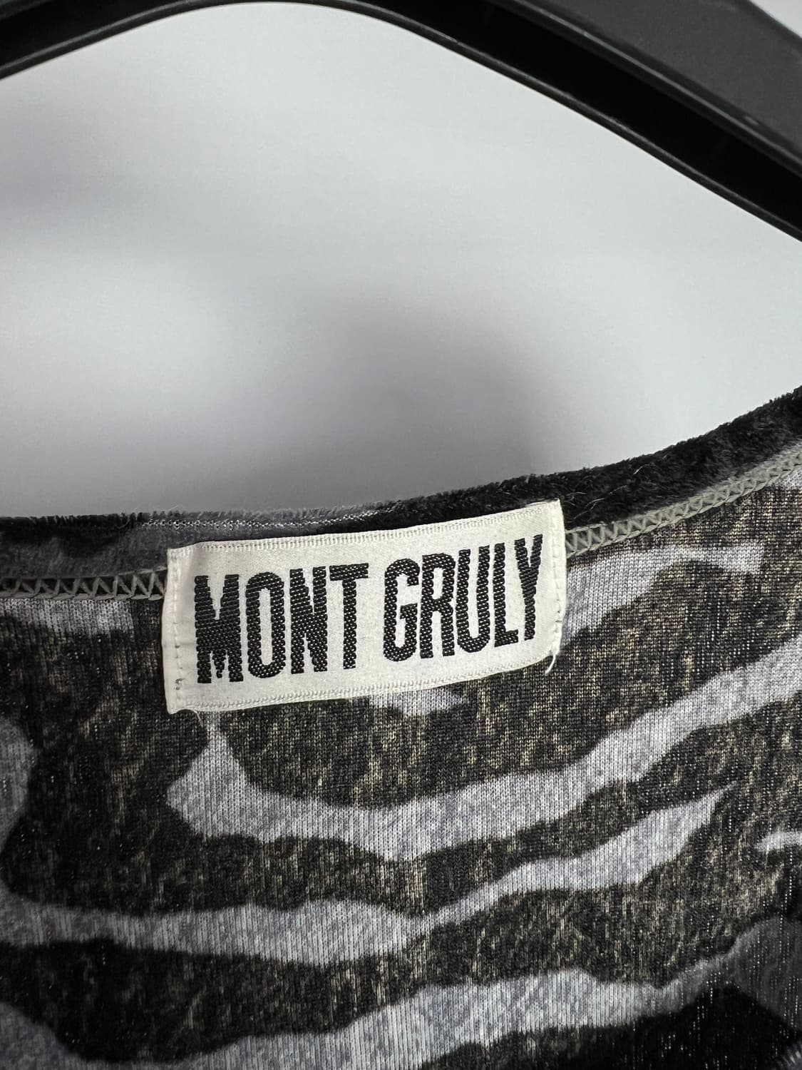 MONT GRULY 패턴 롱 슬리브 상품이미지3