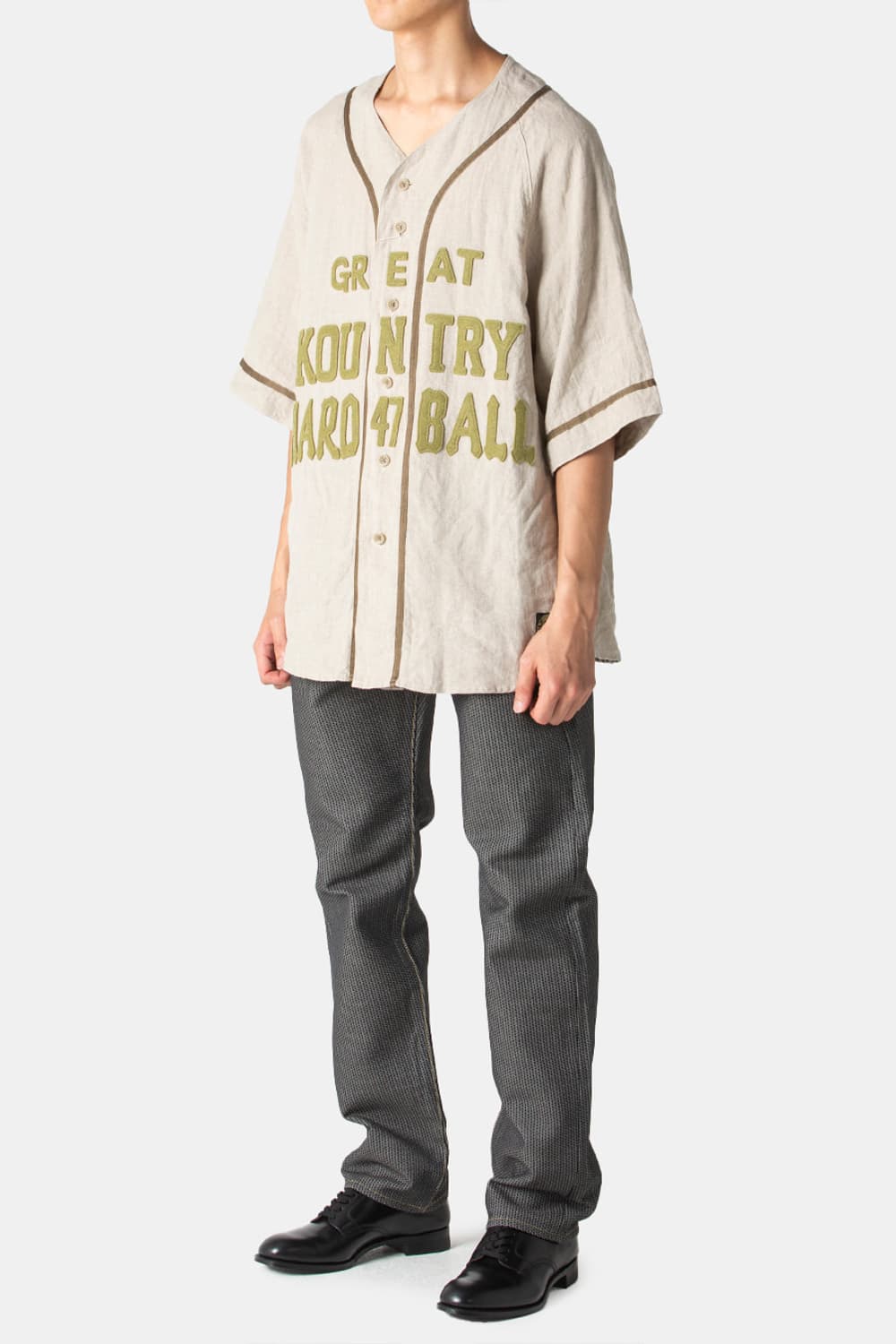 KAPITAL — GREAT KOUNTRY Baseball Shirt 상품이미지5