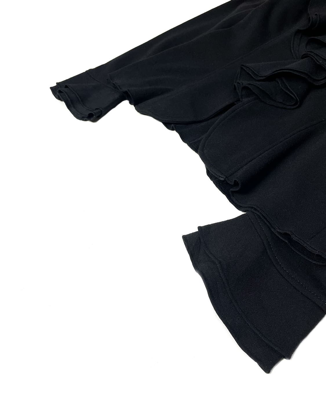 NARACAMIC 프릴 울 셔츠 자켓 상품이미지4