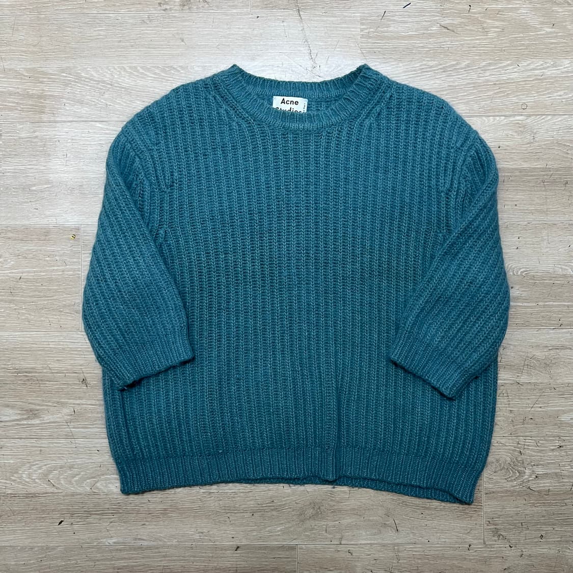 아크네 스튜디오 여성 와플니트 스웨터 [틸] M/95 상품이미지1