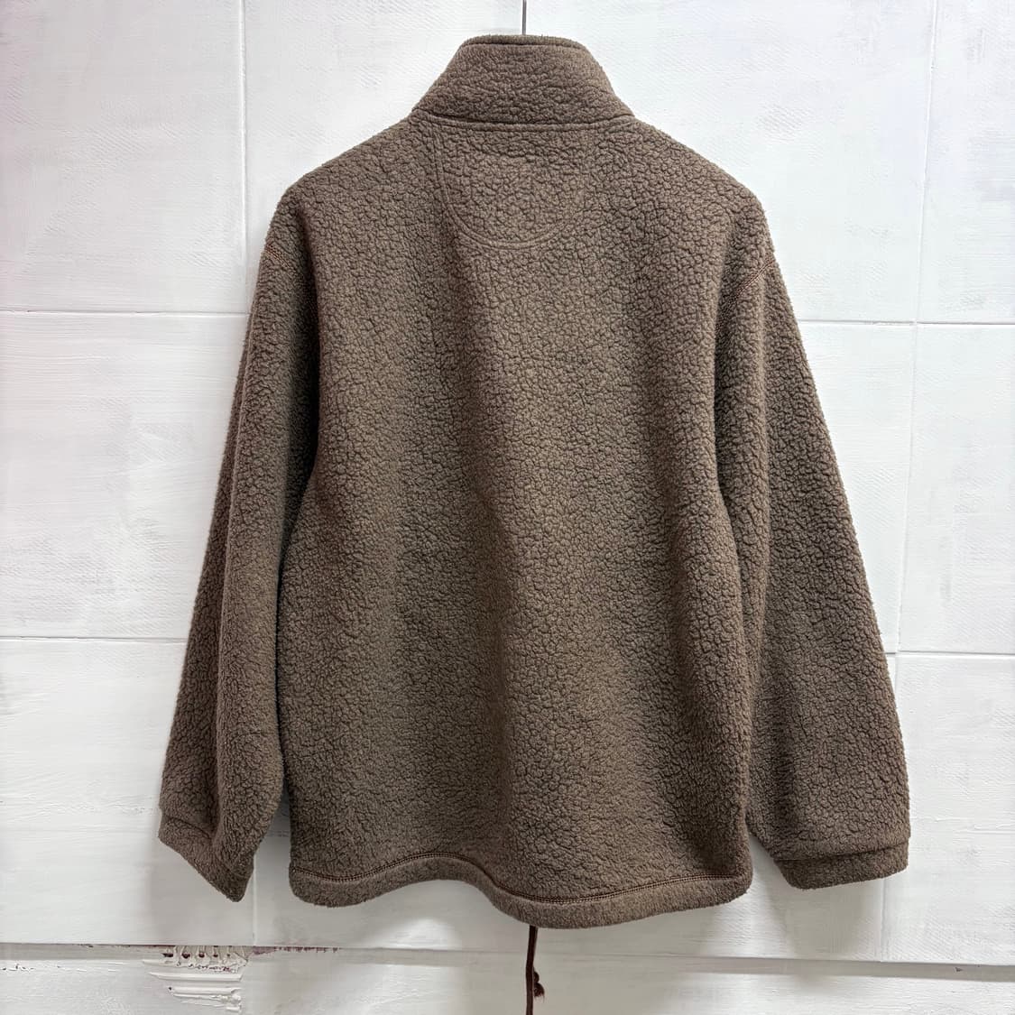 HUITIEME X DESCENTE 자수 뽀글이 플리스 아노락 상품이미지6