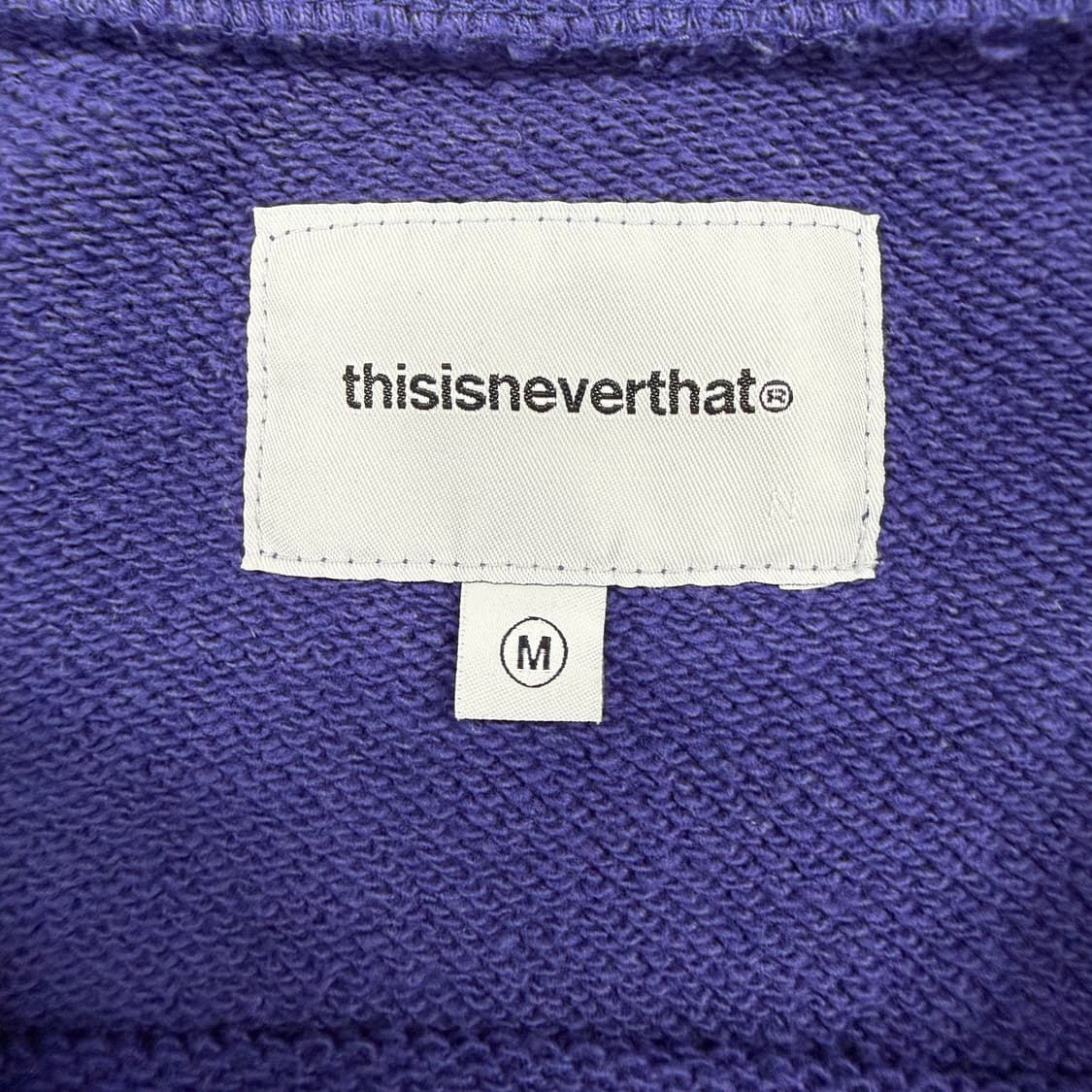 (M)디스이즈 네버댓 스펠아웃 맨투맨(퍼플) 상품이미지2