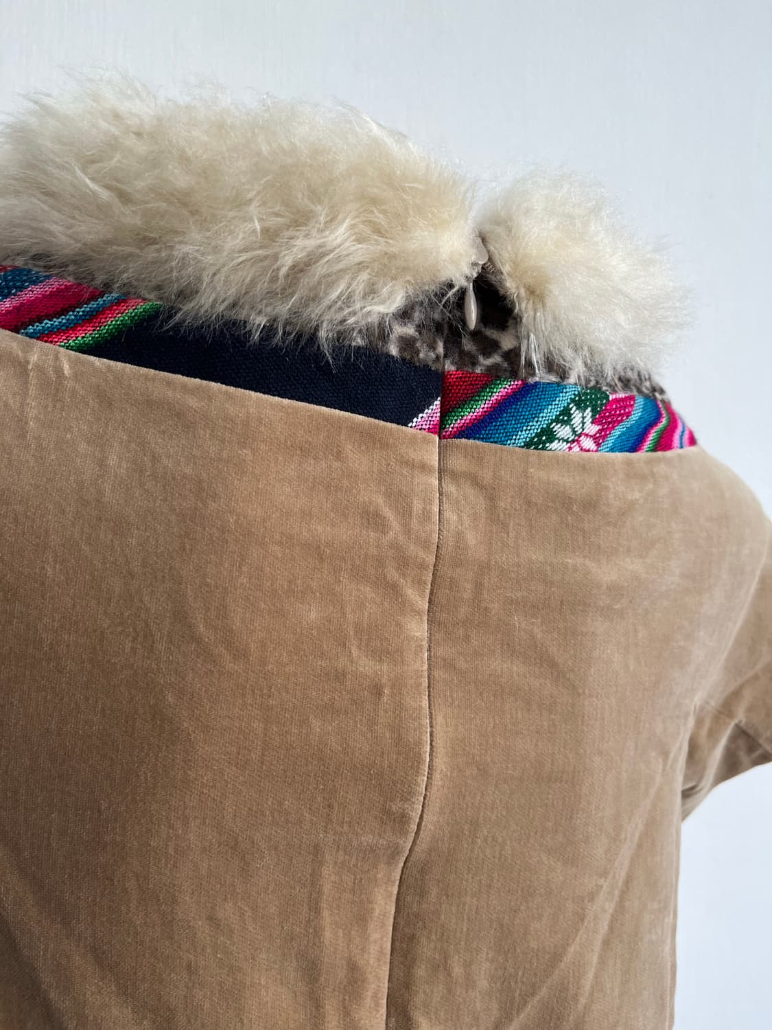 Sunaokuwahara 퍼 트리밍 벨벳 원피스 상품이미지5