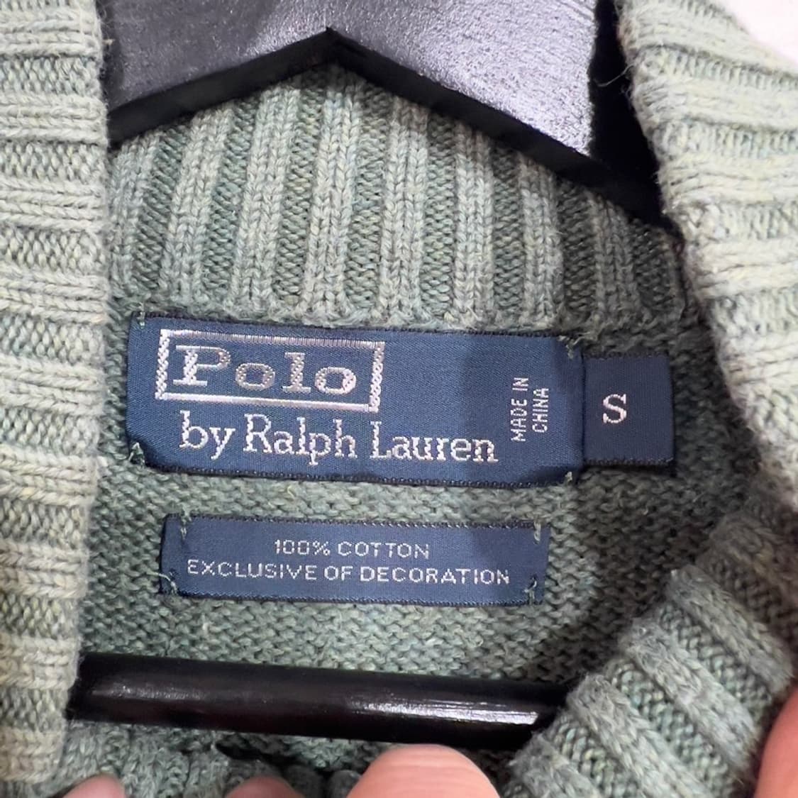 폴로 랄프로렌 반집업 니트 상품이미지5