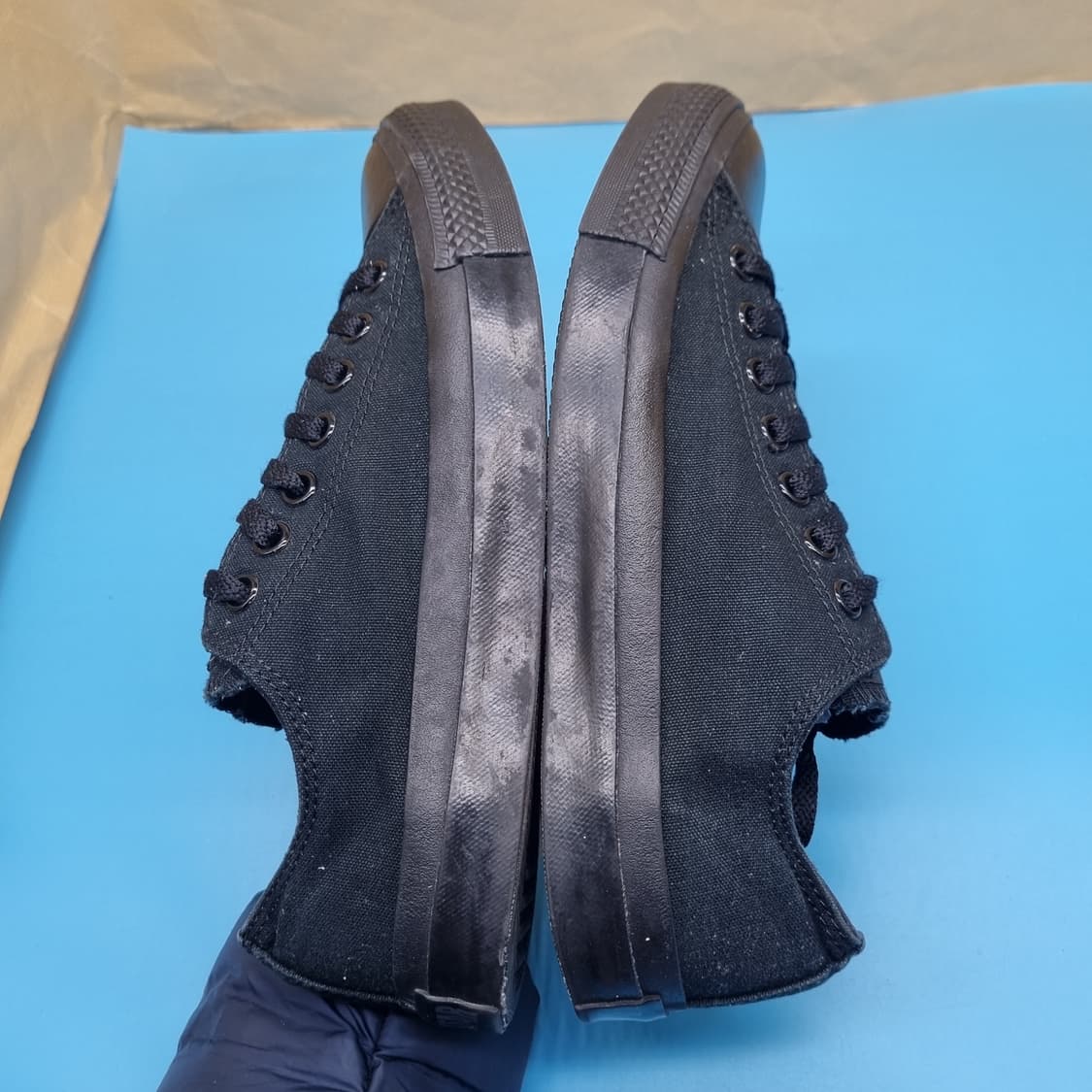 컨버스 올스타 로우 올블랙 스니커즈 270  상품이미지5