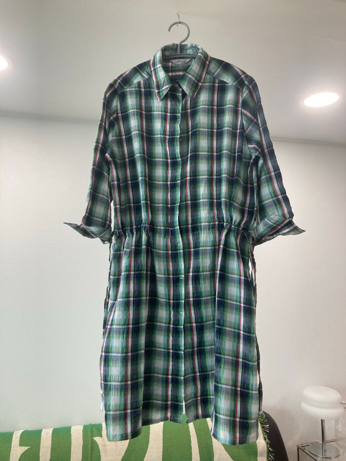 일본 빈티지 레이어드 원피스 롱셔츠 상품이미지1
