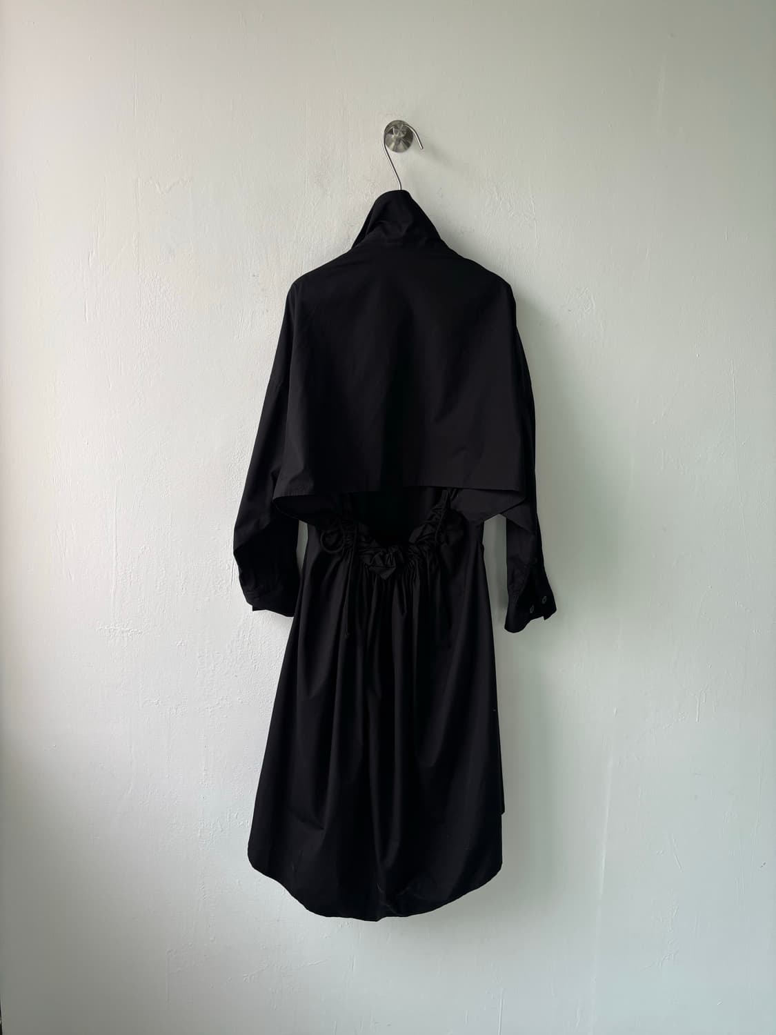 요지야마모토 하이넥 코트  상품이미지8