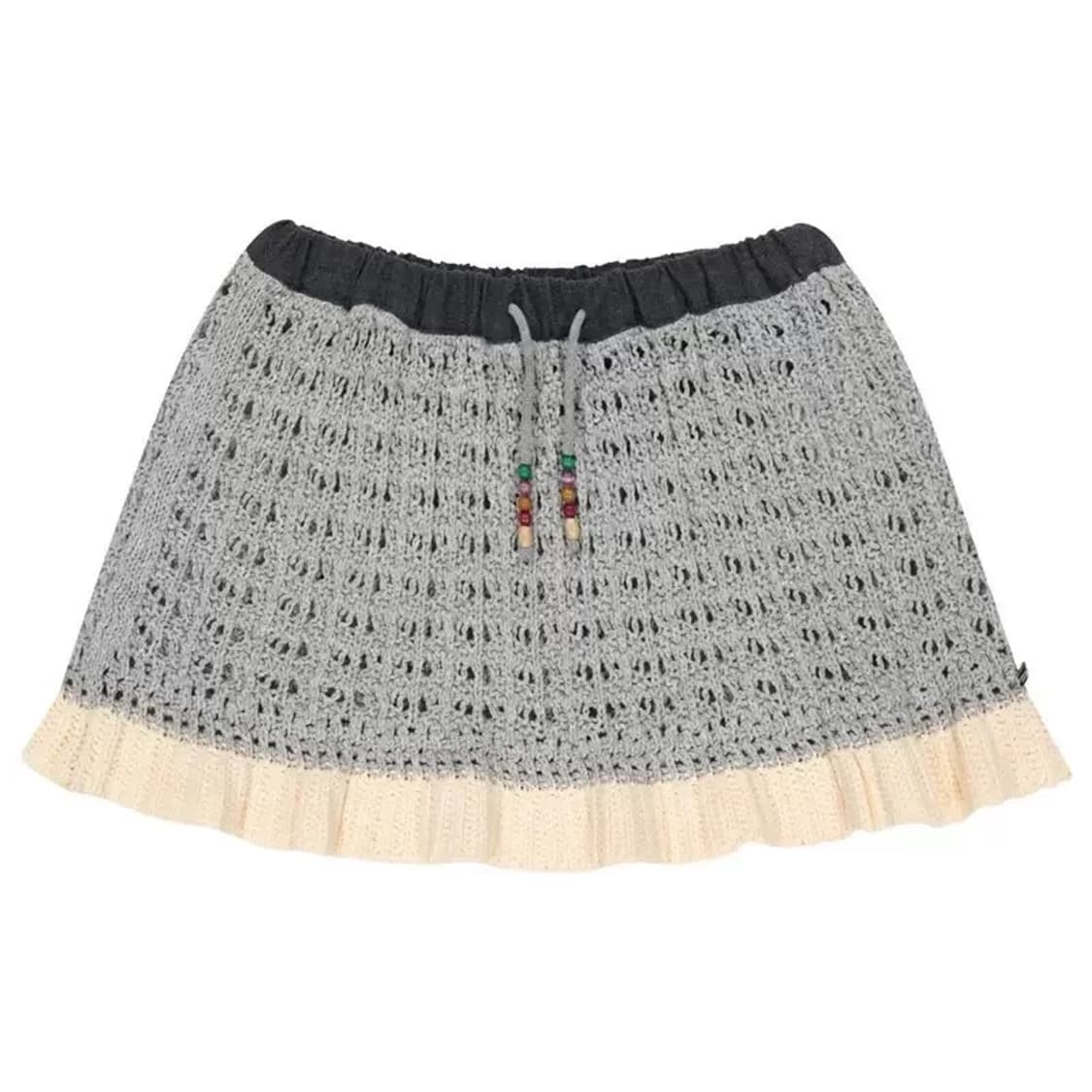 코이세이오 레이어드 니트 스커트 아이보리 상품이미지1