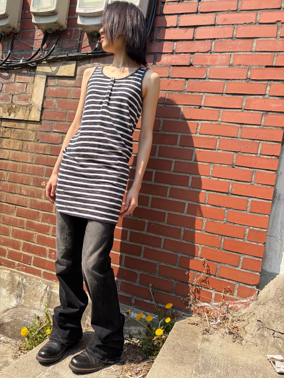 Gap 스트라이프 슬리브리스 원피스 상품이미지2