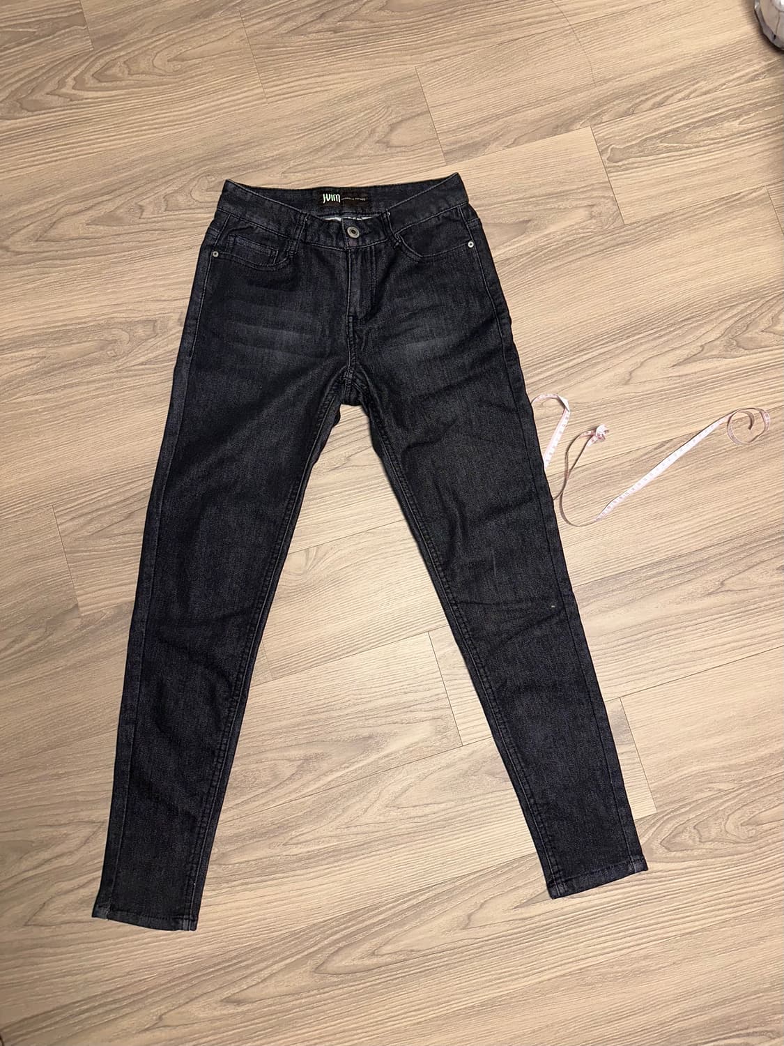 로우라이즈 스키니진 블랙데님팬츠 상품이미지1