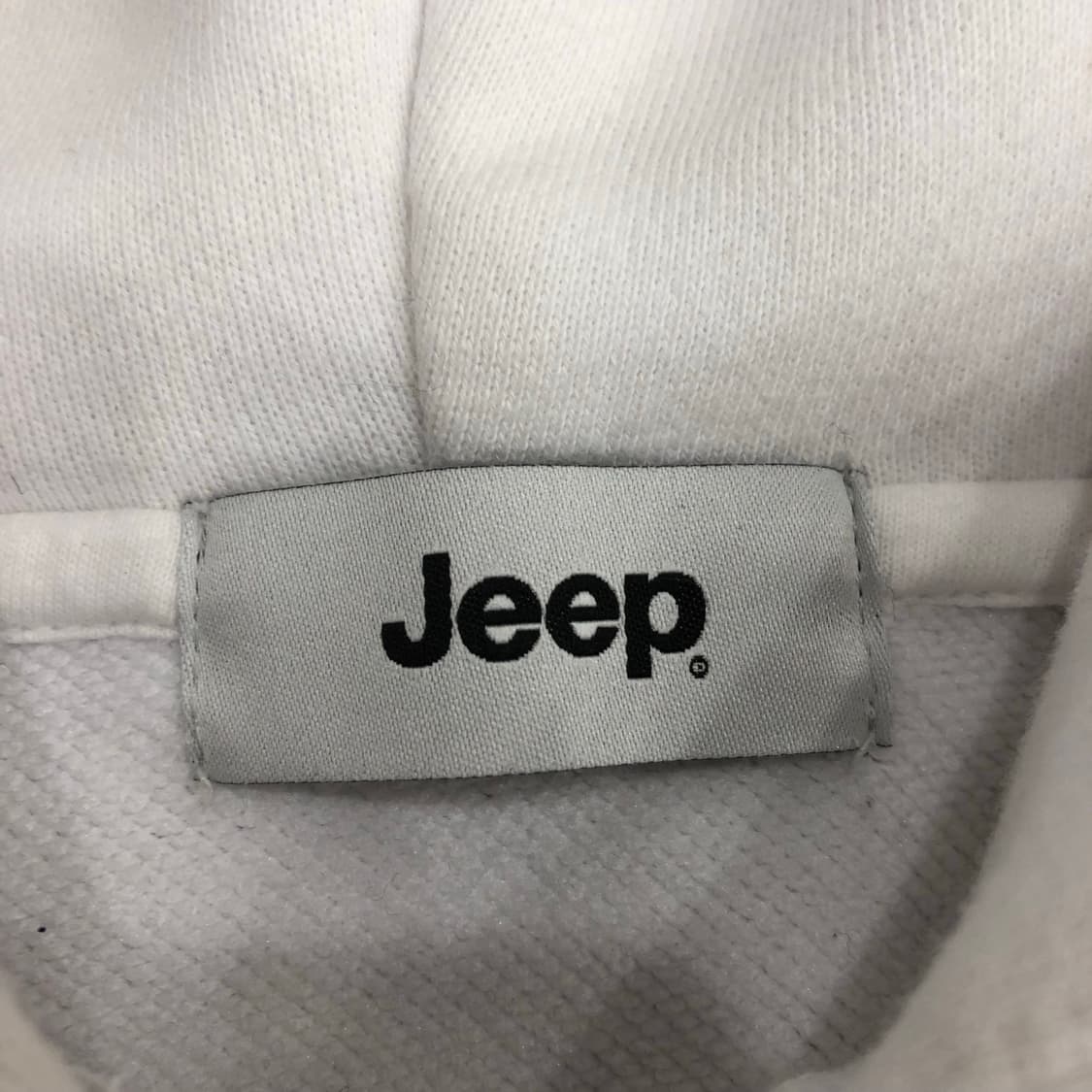  JEEP 지프 화이트 후드집업 상품이미지4