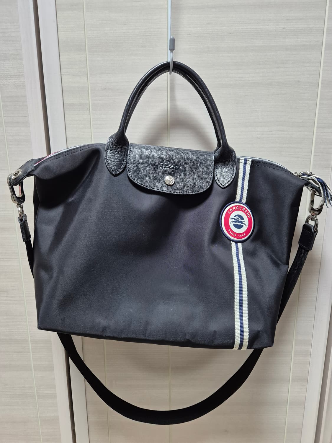 (정품) 롱샴 르플리아쥬 블랙 토트백  크로스백 상품이미지1